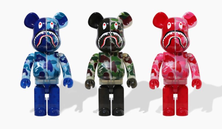 A BATHING APE - BE@RBRICK CLEAR ABC CAMO SHARK 400% 100%の+spbgp44.ru