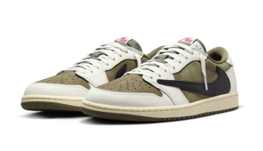 【2024/9/28（土）発売】Travis Scott × Nike Air Jordan 1 Low OG SP “Reverse Olive”